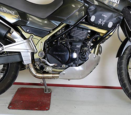 ESCAPE GPR EXHAUST SYSTEM COMPATIBLE CON KAWASAKI KLE 500 1991/07 COLLECTOR RACING ELIMINAR CATALIZADOR COLLETTORE