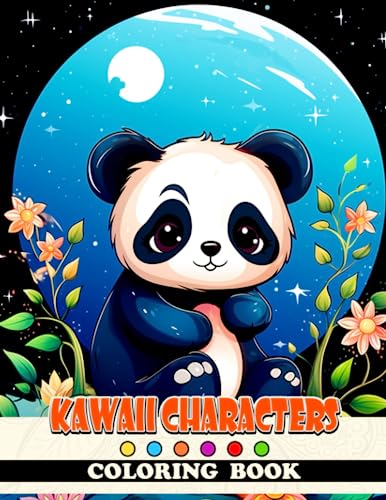 Kawaii Characters Coloring Book: Meet Your New Adorable Friends and Color Your Imagination to Life