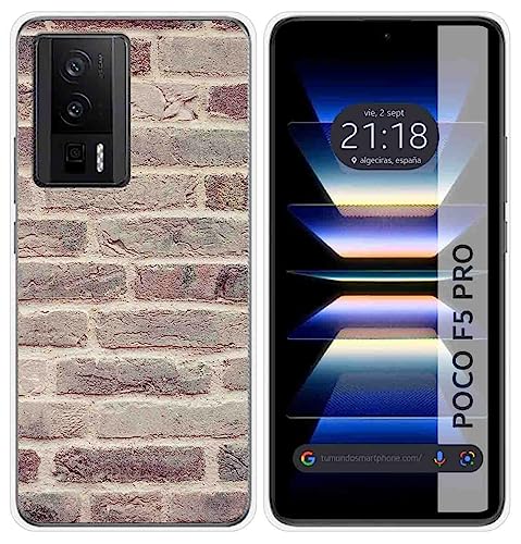 Tumundosmartphone Funda Silicona para Xiaomi Poco F5 Pro 5G diseño Ladrillo 01 Dibujos