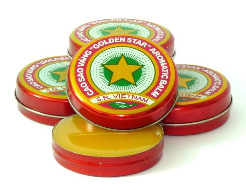 10 bálsamo aromático Golden Star (cada uno de 4 g = 40 g) – aceites esenciales naturales
