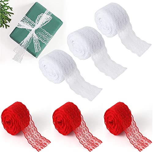 Borde De Encaje De Puntillas Encaje Rollo 6 Rollos De Encaje Coloridas Puntillas Puntilla Decorativa Vintage Cinta De Encaje Para Coser Manualidades Decoración Boda Álbum De Recortes Regalo