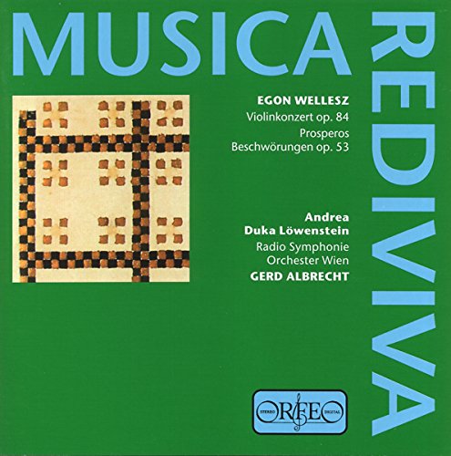 Egon Wellesz : Concerto pour violon, op. 84. Löwenstein, Albrecht.
