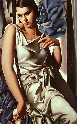 Lienzo calidad museo, poster o lamina para enmarcar, 13 Tamara de Lempicka - 70 x 50 cm, LIENZO CANVAS MUSEUM 400 GRS