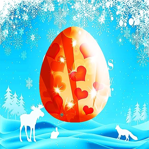 Huevo de pintura de Navidad